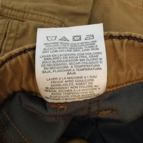 Boys wrangler Brown Cargo Pants with Elastic Ankles. - Picture 8 of 8